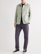 Paul Smith - Straight-Leg Cotton and Linen-Blend Trousers - Purple