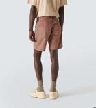 NotSoNormal Cotton canvas shorts