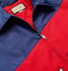 GUCCI - Padded Logo-Appliquéd Panelled Shell Jacket - Multi