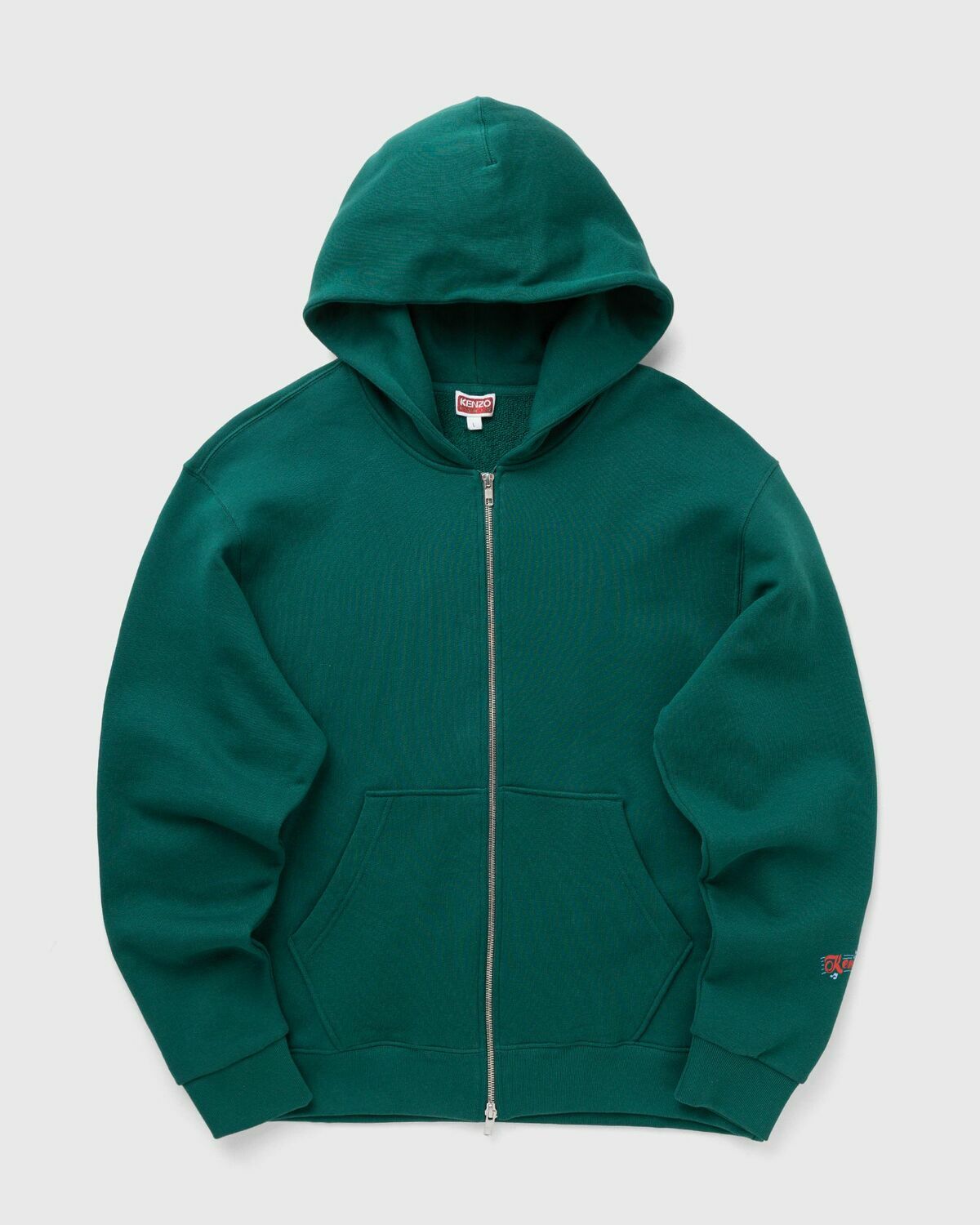 Kenzo ZIP UP HOODIE Green Mens Hoodies/Zipper