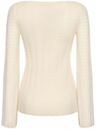 GUEST IN RESIDENCE Flare Long Sleeve Wool Blend Top