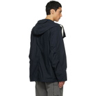 nanamica Navy Hooded Deck Jacket