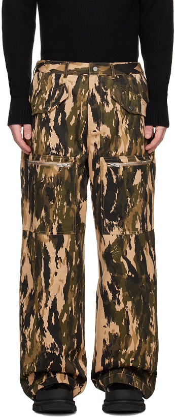 Photo: Dion Lee Multicolored Slouchy Pocket Cargo Pants