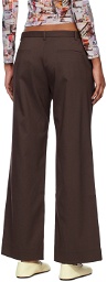 Sandy Liang Brown Andes Trousers