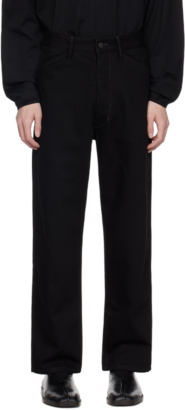 Photo: LEMAIRE Black Curved Jeans