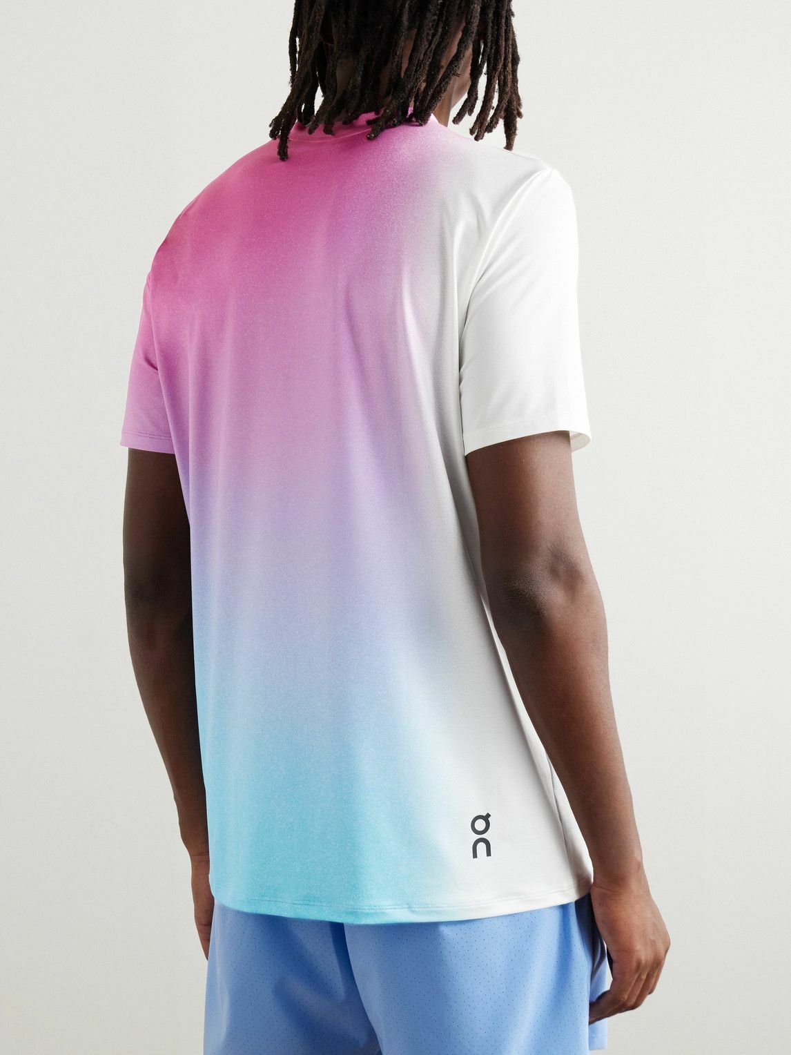ON - Court-T Logo-Print Stretch Recycled-Jersey Tennis T