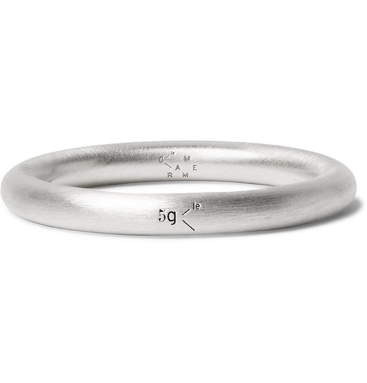 Photo: Le Gramme - Le 5 Brushed Sterling Silver Ring - Men - Silver