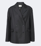 Loulou de Saison Donau double-breasted virgin wool blazer