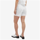 Marine Serre Women's Regenerated Household Linen Shorts in White