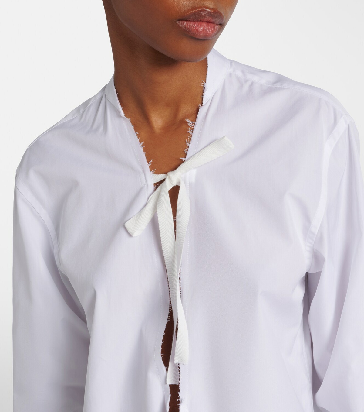 Maison Margiela Cotton poplin shirt dress