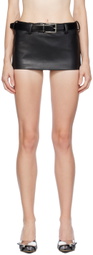 Lado Bokuchava Black Buckle Twentythree Miniskirt