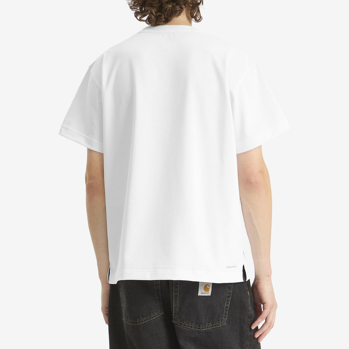 F.C. Real Bristol Men's Emblem Pocket T-Shirt in White