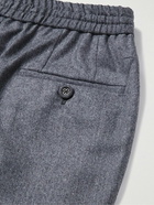 Officine Générale - Drew Tapered Pleated Wool Trousers - Gray