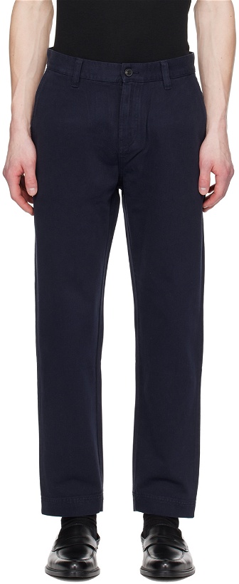 Photo: Hugo Navy Tapered-Fit Trousers