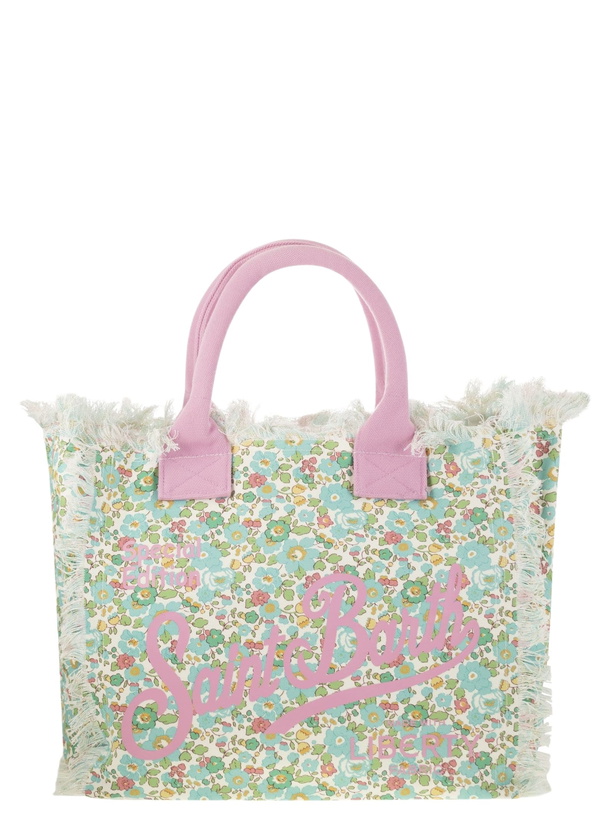 Photo: MC2 Saint Barth Vanity - Canvas Bag With Floral Print