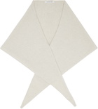 LE17SEPTEMBRE Gray Cashmere Blend Muffler Scarf