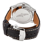 Breitling Navitimer Automatic 38 mm Black Dial Black Leather 5.3 -6.3 Inches Watch A17325241B1P2