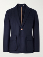 Private White V.C. - The Demob Merino Wool Blazer - Blue