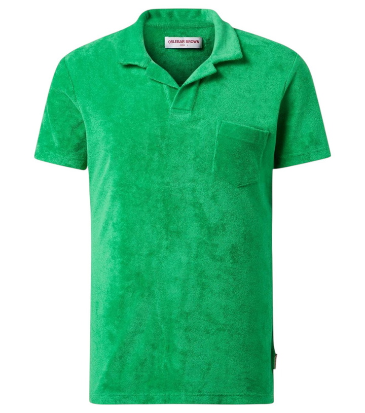 Photo: Orlebar Brown Cotton terry polo shirt