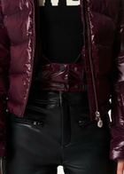 Perfect Moment Polar Puffer ski Jacket Burgundy