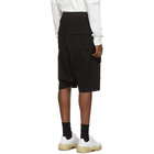 Rick Owens Drkshdw Black Creatch Cargo Shorts