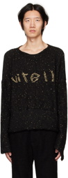 VITELLI SSENSE Exclusive Black Galaxy Sweater