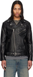 Stolen Girlfriends Club Black Joey Biker Leather Jacket
