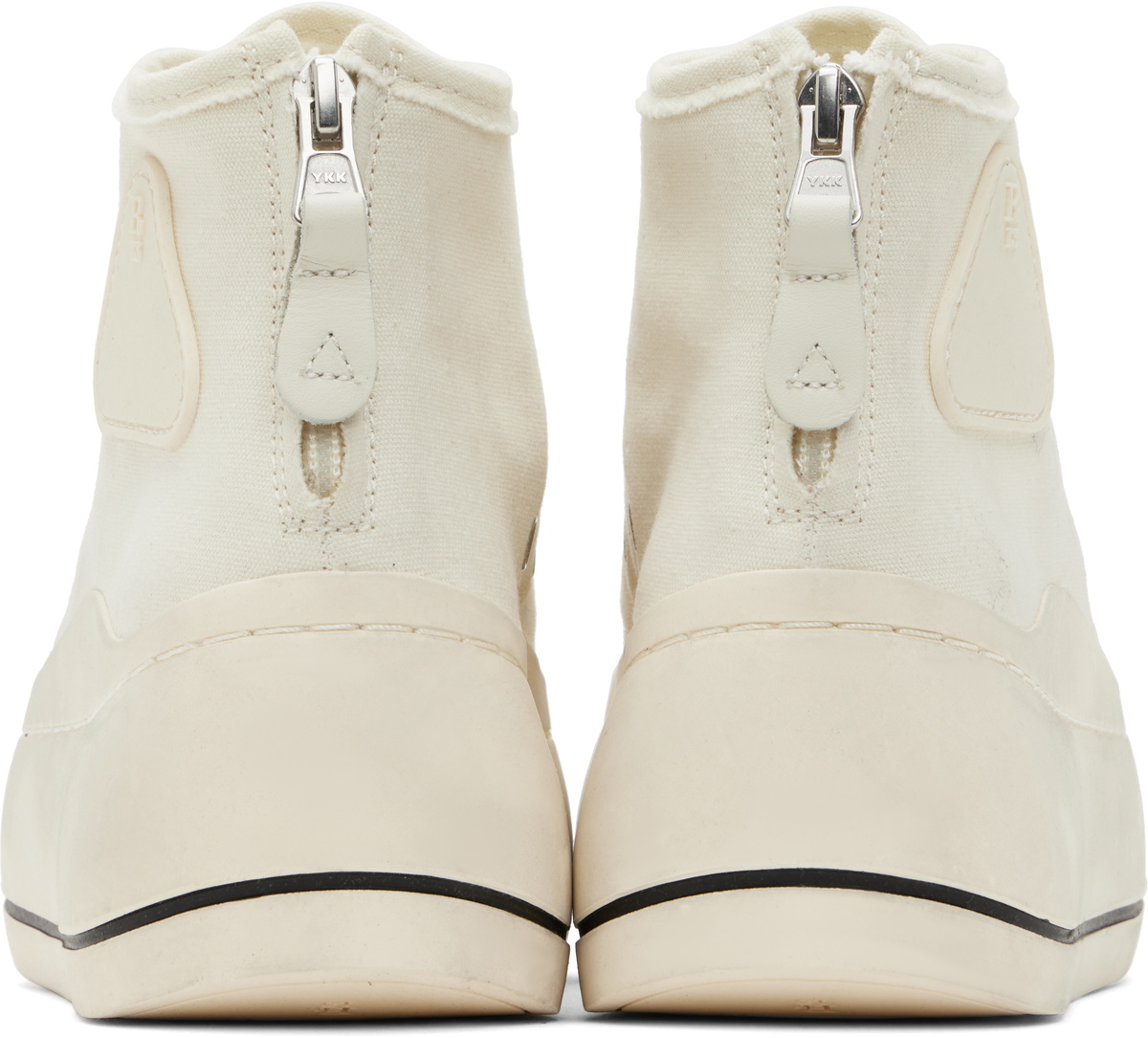 R13 Off-White Kurt High Top Sneakers