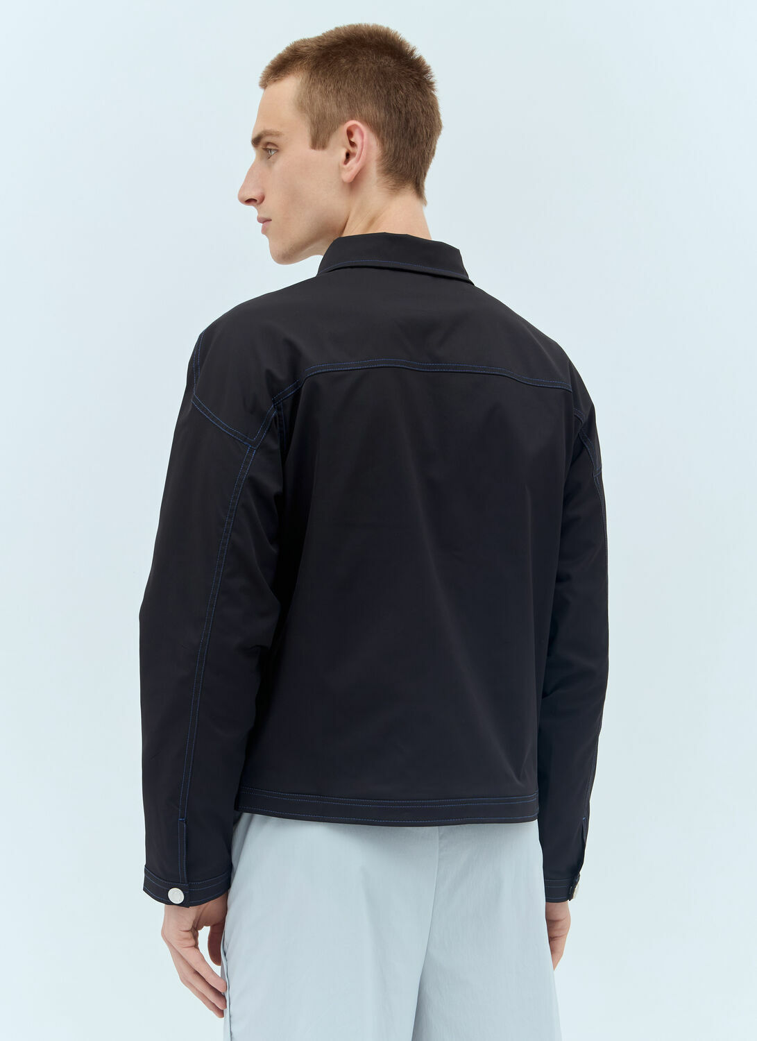 AFFXWRKS Topstitched Zip-Up Jacket