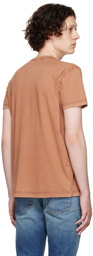 Diesel Brown Cotton T-Shirt