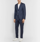 Hugo Boss - Navy Bryder Slim-Fit Virgin Wool Suit Trousers - Blue