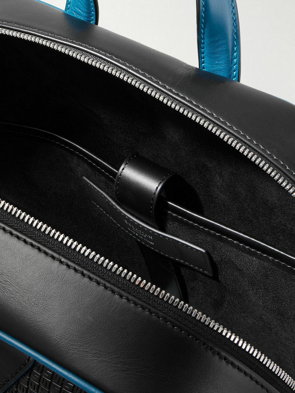 Serapian - Leather-Trimmed Stepan Coated-Canvas Backpack