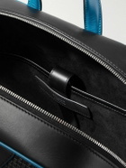 Serapian - Leather-Trimmed Stepan Coated-Canvas Backpack