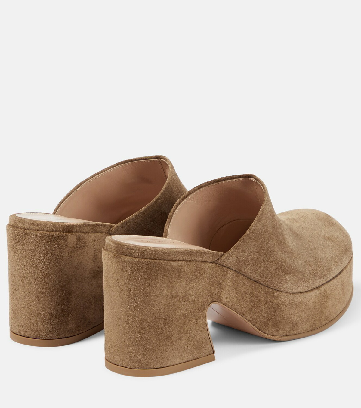 【送料&関税込】Gianvito Rossi Lyss Slip-on Mules Gianvito Rossi Lyss platform suede mules Gianvito Rossi