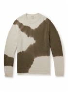 Massimo Alba - Tie-Dyed Wool Sweater - Green