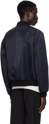 Theory Navy Oversized Bomber Jacket