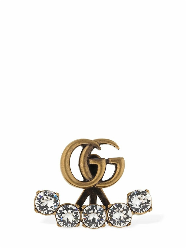 Photo: GUCCI - Gg Marmont Crystal Mono Earring