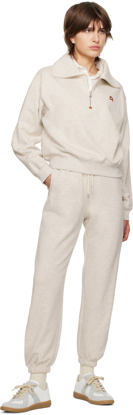 Dunst Gray Logo Patch Sweatpants
