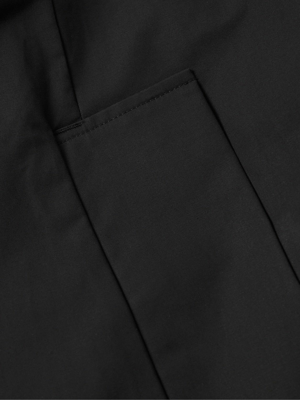 Entire Studios - Wellington Oversized Double-Breasted Cotton-Canvas Trench Coat - Black