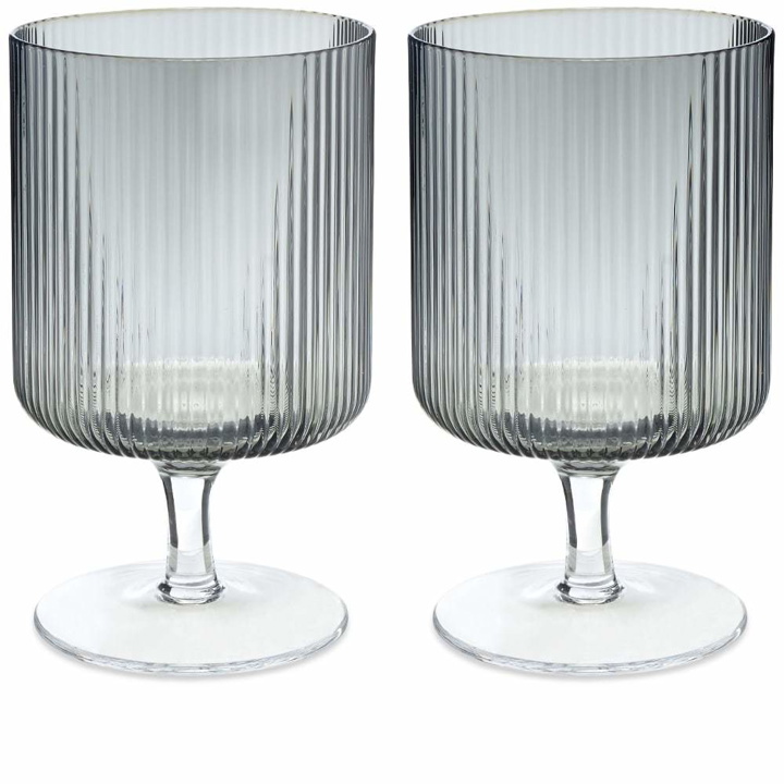 Photo: ferm LIVING Ripple Wine Glasses - Set of 2