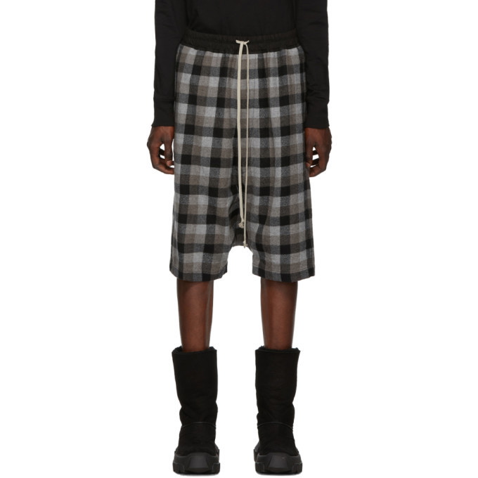 Photo: Rick Owens Black Ricks Pod Shorts