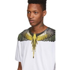 Marcelo Burlon County of Milan White Yellow Wings T-Shirt