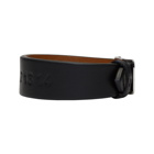 Maison Margiela Black Leather Belt Bracelet