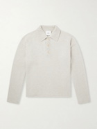 The Elder Statesman - Dume Rugby Cashmere Polo Sweater - Neutrals