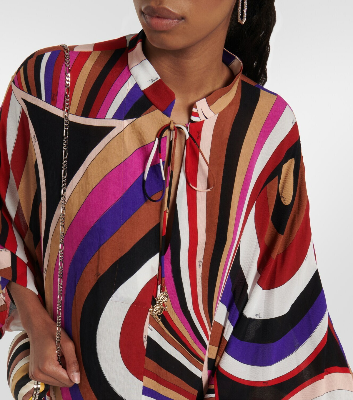 Pucci - Printed kaftan maxi dress
