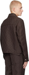 Ferragamo Brown Ferragamo Monogram Jacket