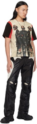 KUSIKOHC Off-White Moto Men Print T-shirt