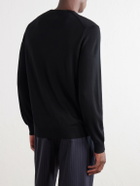 NN07 - Ted 6605 Wool Crewneck Sweater - Black