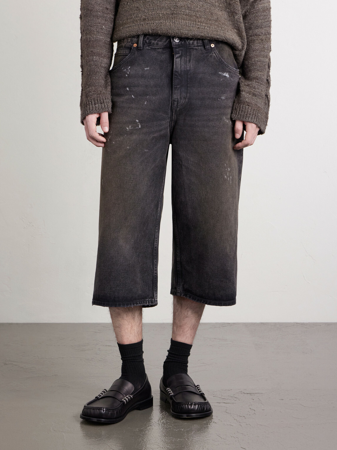 Our Legacy - Capri Cut Straight-Leg Jeans - Black Our Legacy