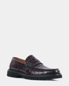 Steve Madden Montez Dress Shoes in Brown Croco